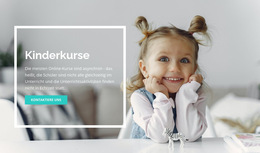 Kinderkurse – Fertiges Website-Design