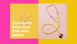 Conception Du Site Pour Les Soins Dont Vous Avez Besoin