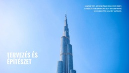 Felhőkarcolókat Építünk - Alap HTML-Sablon