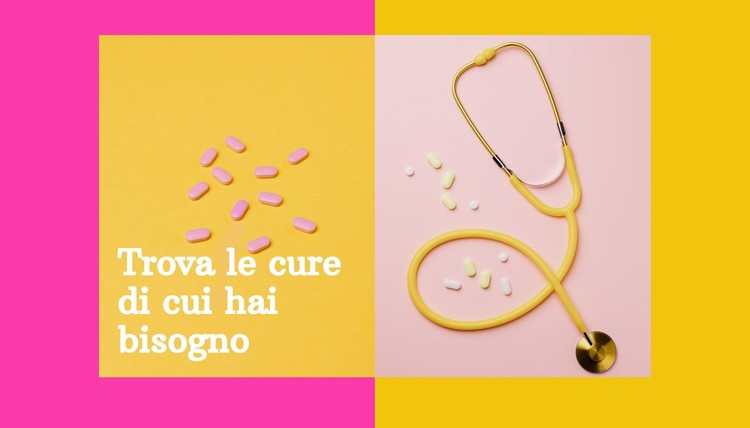 Le cure di cui hai bisogno Modello CSS