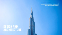 We Build Skyscrapers - Multi-Purpose Web Page Design