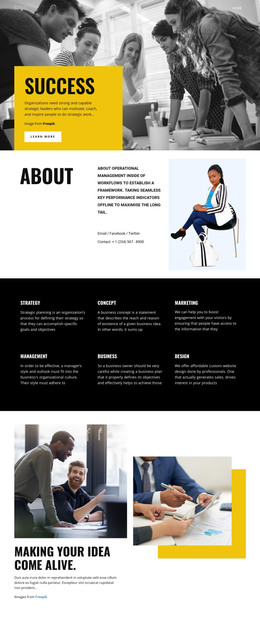 Capable People In Businesses - Homepage Design
