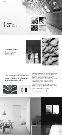 Agência imobiliária para pessoas Modelos CSS