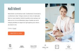 O Našich Klientech – Šablona Stránky HTML