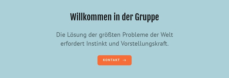 Willkommen in der Gruppe Website design