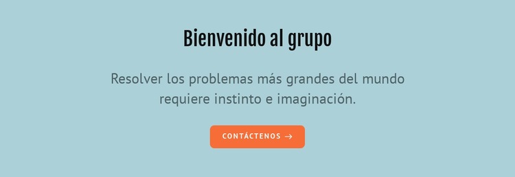 Bienvenido al grupo Diseño de páginas web