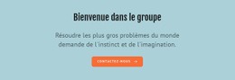 Bienvenue Dans Le Groupe - Free HTML Website Builder