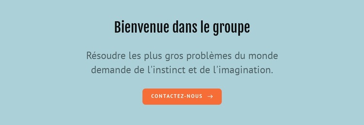 Bienvenue dans le groupe Créateur de site Web HTML