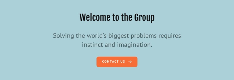 Welcome to the group Html Code Example