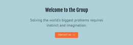 Welcome To The Group Html5 Responsive Template