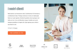 Sui Nostri Clienti - Modello Di Pagina HTML