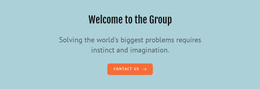 Welcome To The Group - Functionality Joomla Template