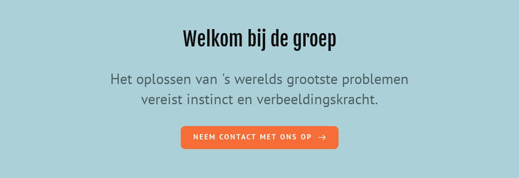 Welkom bij de groep Joomla-sjabloon