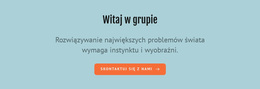 Witaj W Grupie - Uniwersalny Motyw WordPress
