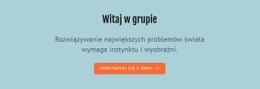 Witaj W Grupie - Nowoczesny Projekt Strony