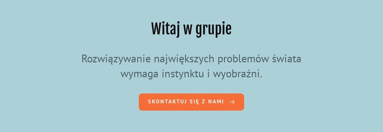 Witaj w grupie Szablon HTML5