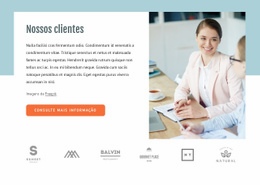 Sobre Nossos Clientes - Construtor De Sites Criativos E Multifuncionais