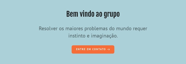 Bem vindo ao grupo Modelos de construtor de sites