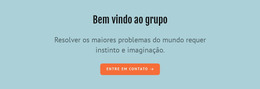 HTML Grátis Para Bem Vindo Ao Grupo