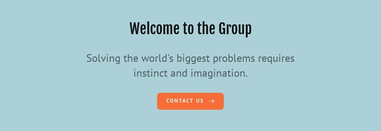 Welcome to the group Squarespace Template Alternative