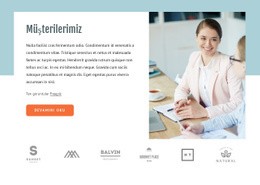 Müşterilerimiz Hakkında - Ücretsiz Web Sitesi Şablonu