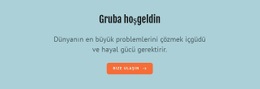 Gruba Hoşgeldin - Özelleştirilebilir Profesyonel Tek Sayfalık Şablon