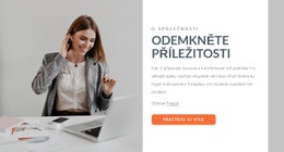 Design Stránek Pro Odemkněte Své Příležitosti