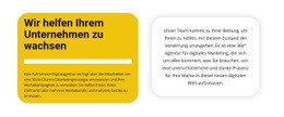 Zwei Texte Auf Farbigem Hintergrund - Benutzerdefinierte Vorlage Für Eine Seite