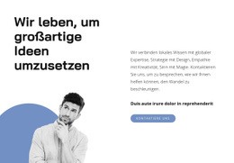 Ideen Generieren - Einfacher Website-Builder