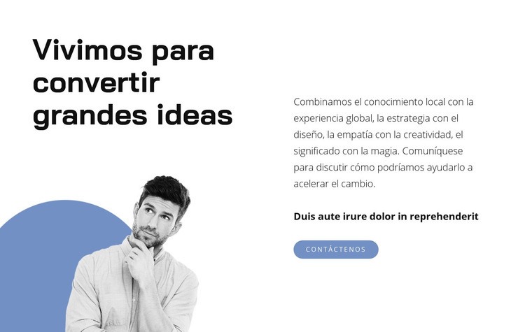 Generando ideas Creador de sitios web HTML