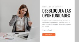 Desbloquea Tus Oportunidades Plantilla De Sitio Web CSS