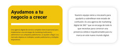 Dos Textos Sobre Un Fondo De Color - Plantilla De Sitio Web Gratuita