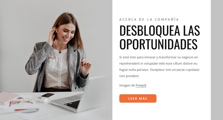 Desbloquea tus oportunidades Tema de WordPress