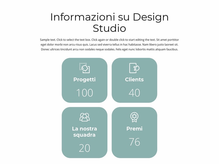 Risultati dell'anno Modelli di Website Builder