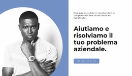 Aiuta A Risolvere I Problemi - Design Del Sito Web Scaricabile Gratuitamente