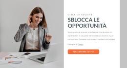 Progettazione Del Sito Per Sblocca Le Tue Opportunità