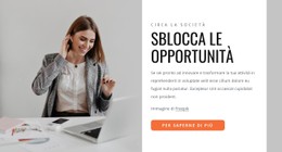 Sblocca Le Tue Opportunità Modello Di Sito Web CSS