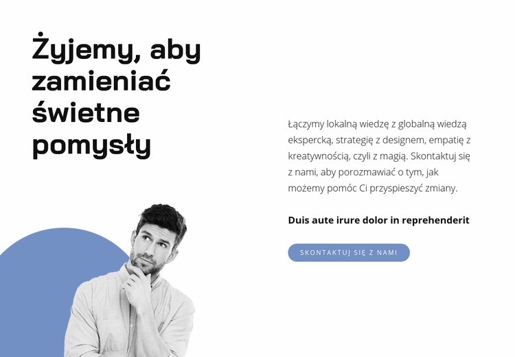 Generowanie pomysłów Szablony do tworzenia witryn internetowych