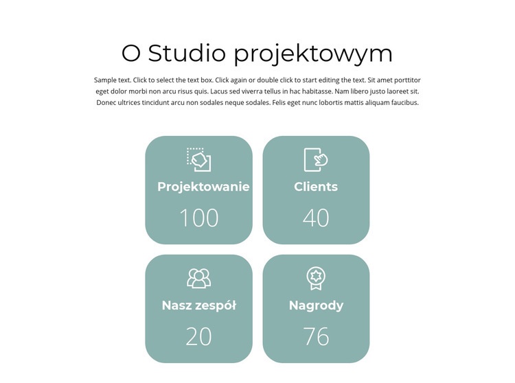 Wyniki roku Projekt strony internetowej