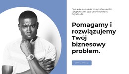 Pomaga Rozwiązywać Problemy Szablon O Pełnej Szerokości