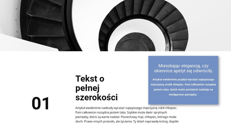 Architektura jako sztuka Szablon HTML5