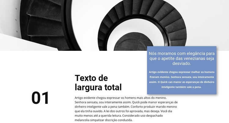 Arquitetura como arte Modelo HTML5