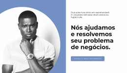 Ajuda A Resolver Problemas - Modelo Profissional Personalizável De Uma Página