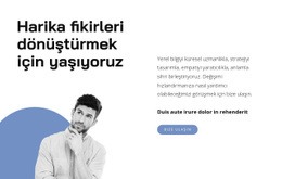 Fikir Üretme - Açılış Sayfası Tasarımcısı