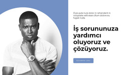 Sorunları Çözmeye Yardımcı Olur - Duyarlı Web Sitesi