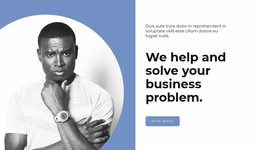 Helps Solve Problems - Creative Multipurpose Website Builder