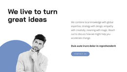 Generating Ideas - Easy-To-Use WordPress Theme