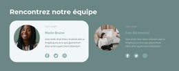 Équipe De Direction - Site Web Gratuit D'Une Page