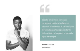 HTML Reattivo Per Feedback Sul Designer