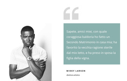 HTML Reattivo Per Feedback Sul Designer